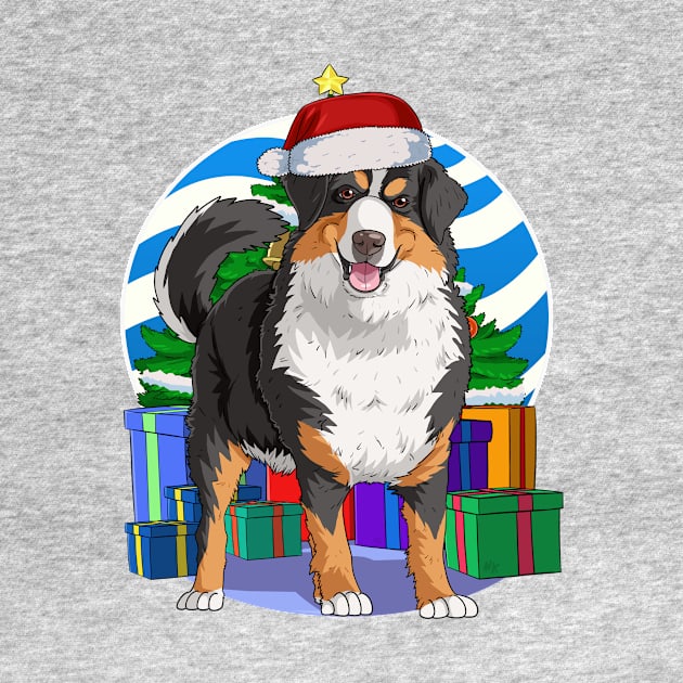 Bernese Mountain Dog Christmas Tree Decoration by Noseking